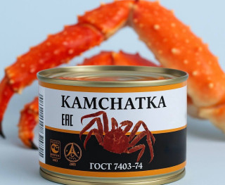 Мясо Камчатского краба колено ж/б, 240г Мясо Камчатского краба колено ж/б, 240г