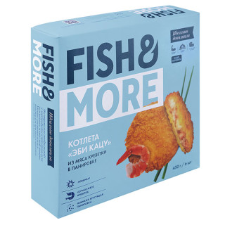 Котлеты из креветки Фиш Море, 450г