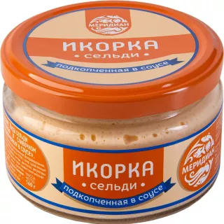 Икра сельди подкопченная, 120г