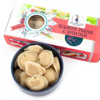 Пельмени с креветкой Дон Креветон, 400г