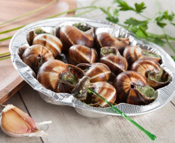 Улитка в грибном соусе фото