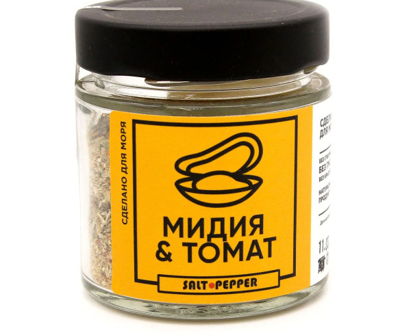Специя мидия и томат, банка 80г Специя мидия и томат, банка 80г фото