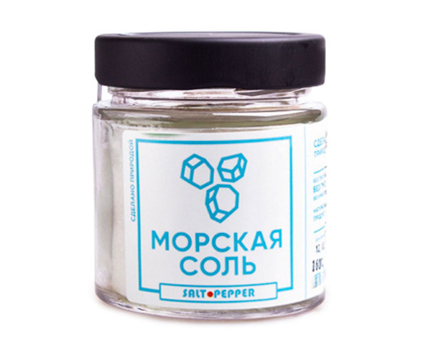 Специя морскя соль, банка 80г фото