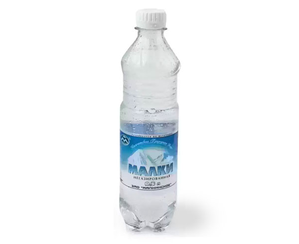 Вода МАЛКИ негазированная, 0,5л фото